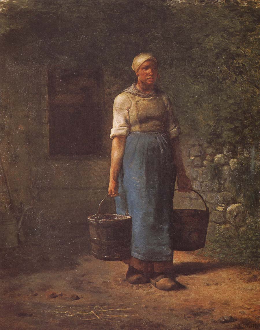 Woman carry the water